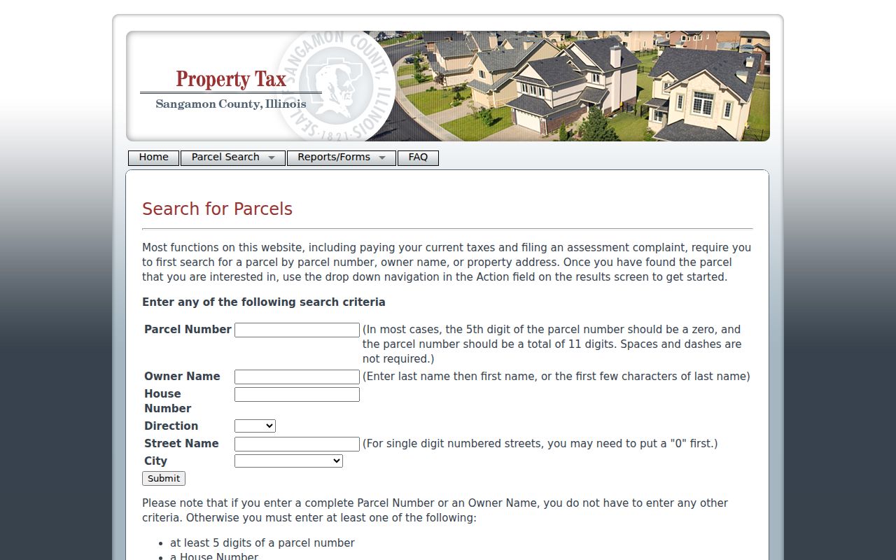 Springfield residents directory property search