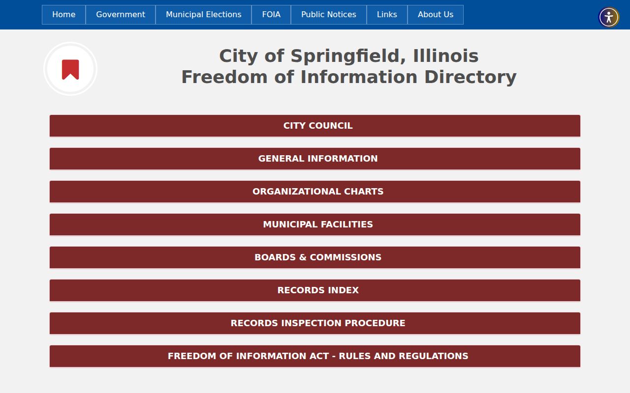 Springfield residents directory city record sources